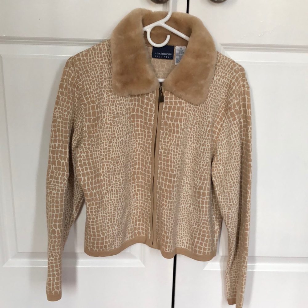 Liz Claiborne Lizsport zip up sweater